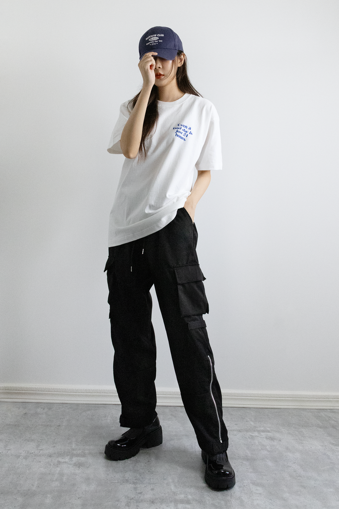 Printed Wave Message Tee