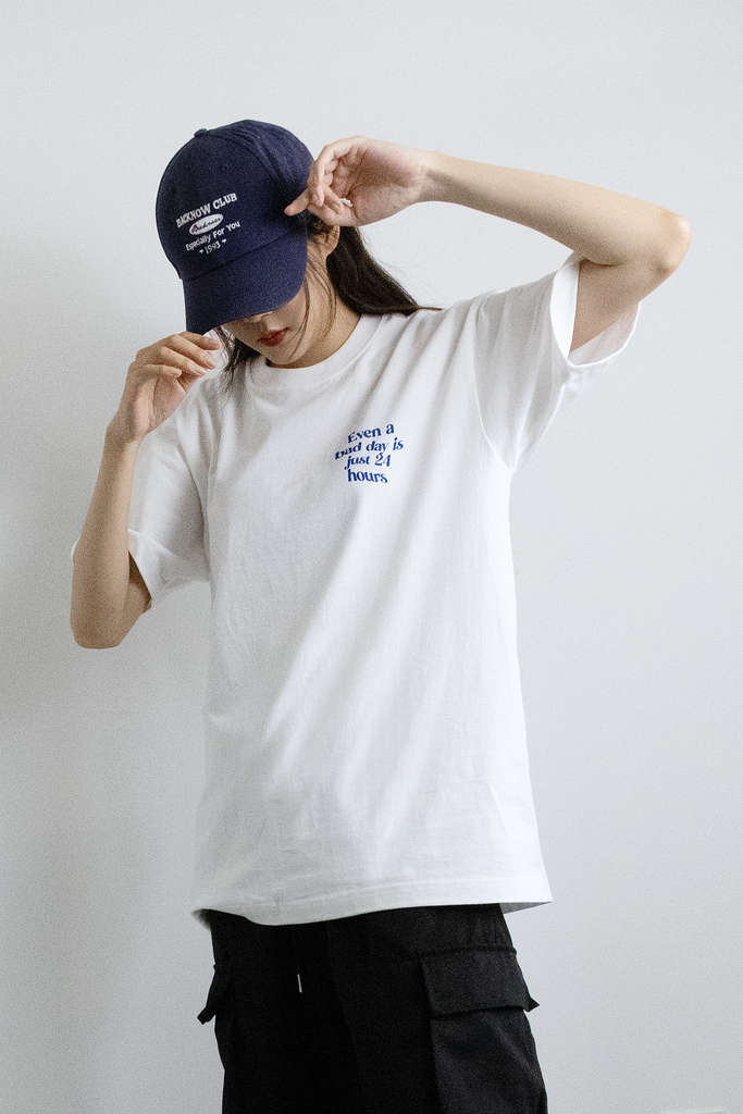 Printed Wave Message Tee