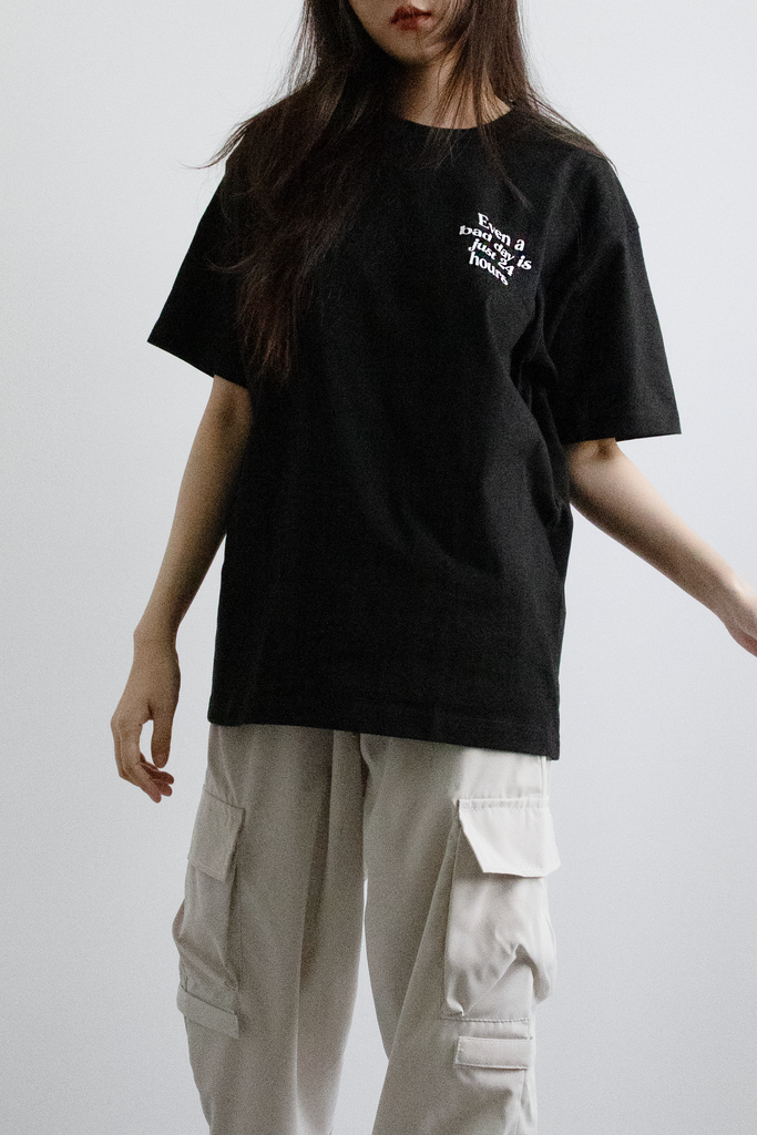 Printed Wave Message Tee