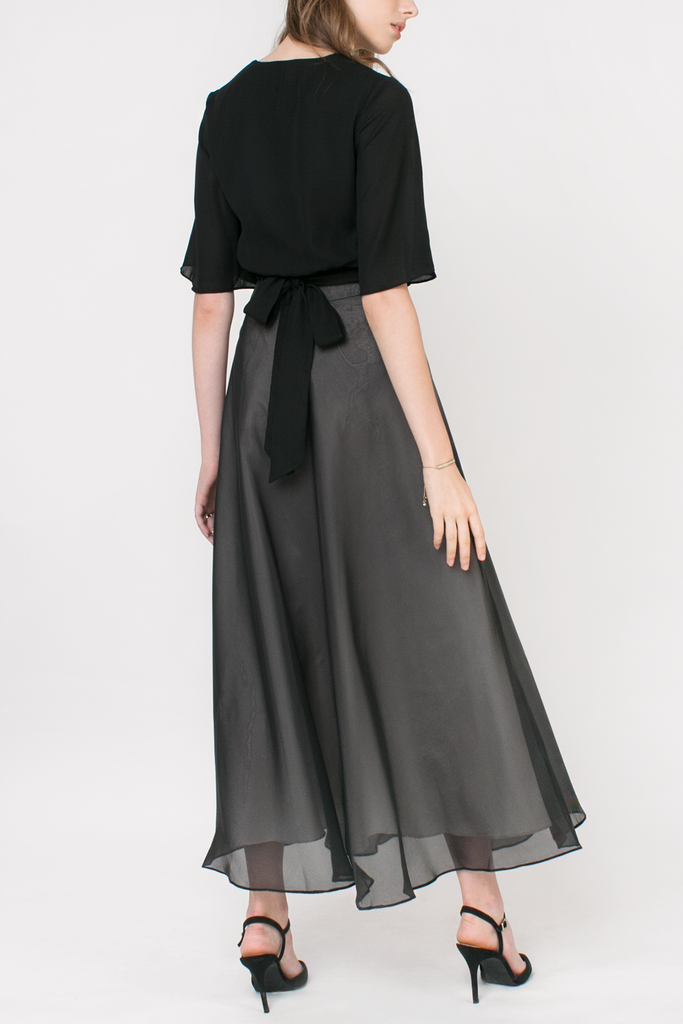 Organza Maxi Skirt