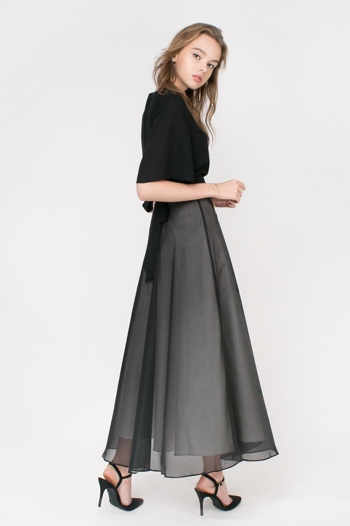 Organza Maxi Skirt