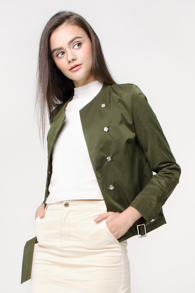 Buckle Overlap Jacket