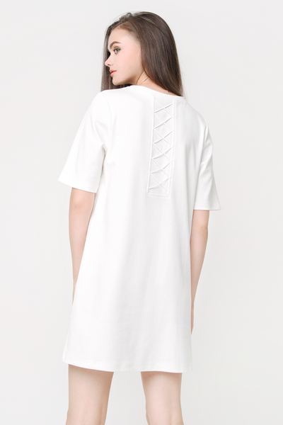Lace-up T-shirt Dress – Half Phase