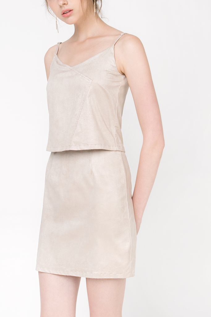 Suede Cami Dress