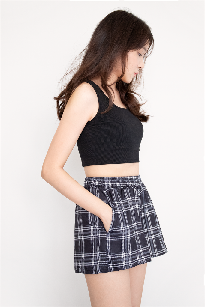 Ribbed Cropped Tank Top