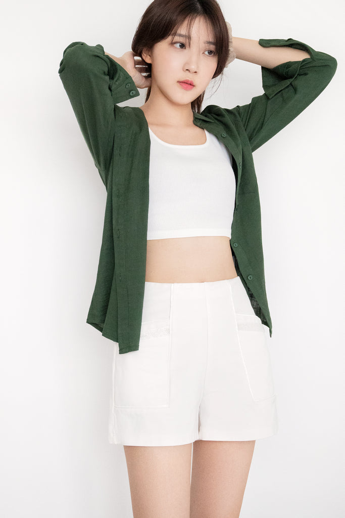 Ribbed Cropped Tank Top