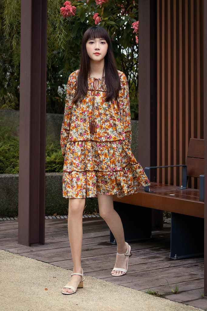 Floral Flare Babydoll Dress