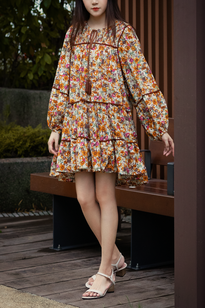 Floral Flare Babydoll Dress