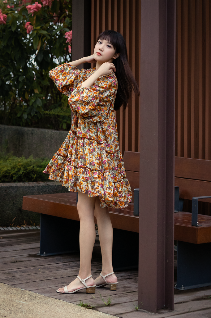 Floral Flare Babydoll Dress