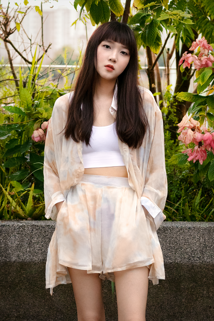 Watercolour Blouse Set
