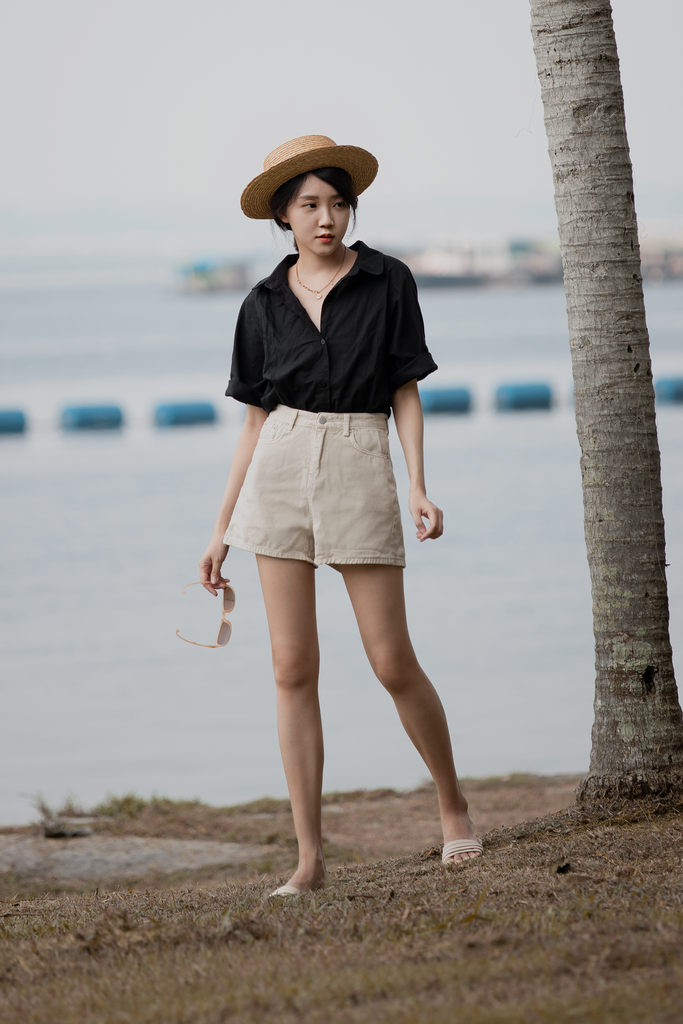 Linen Batwing Shirt