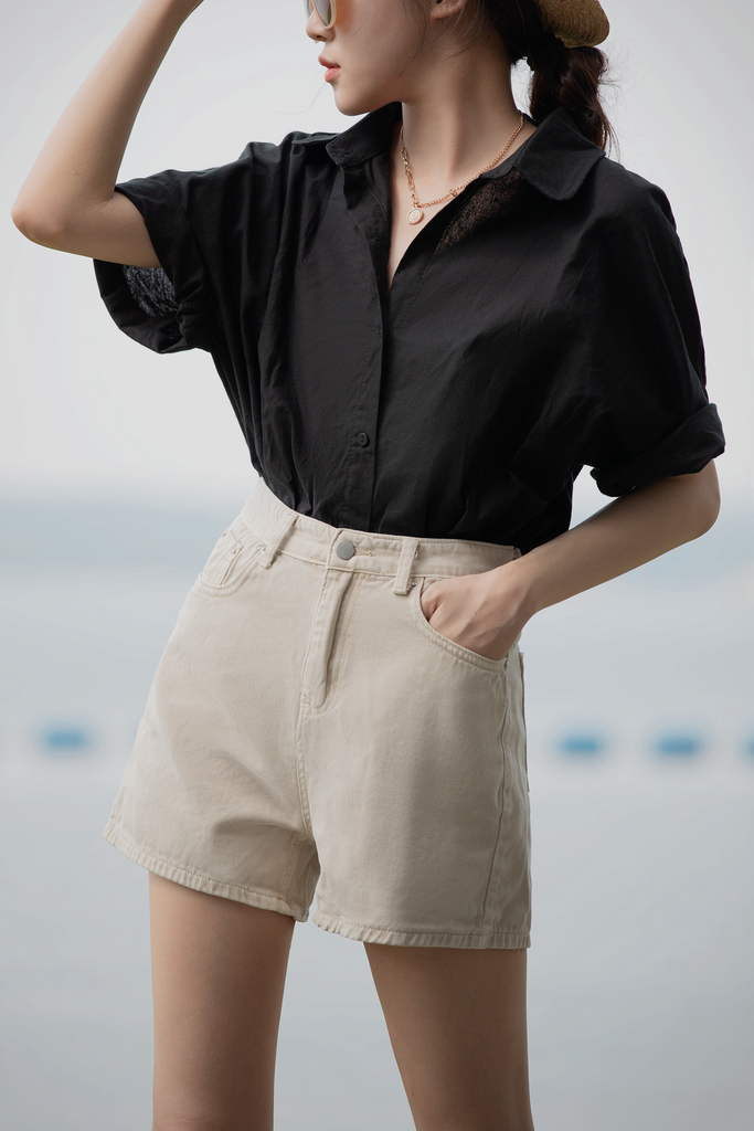 Linen Batwing Shirt