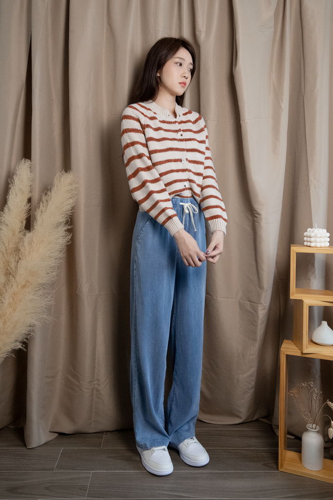 Striped Knit Cardigan