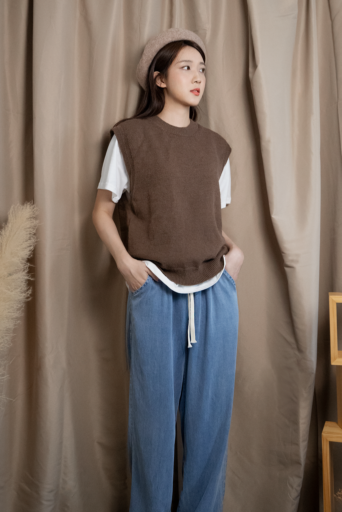 Knit Oversized Vest
