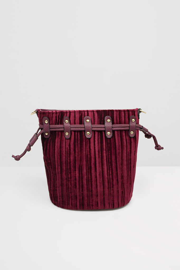 Velvet Bucket Bag