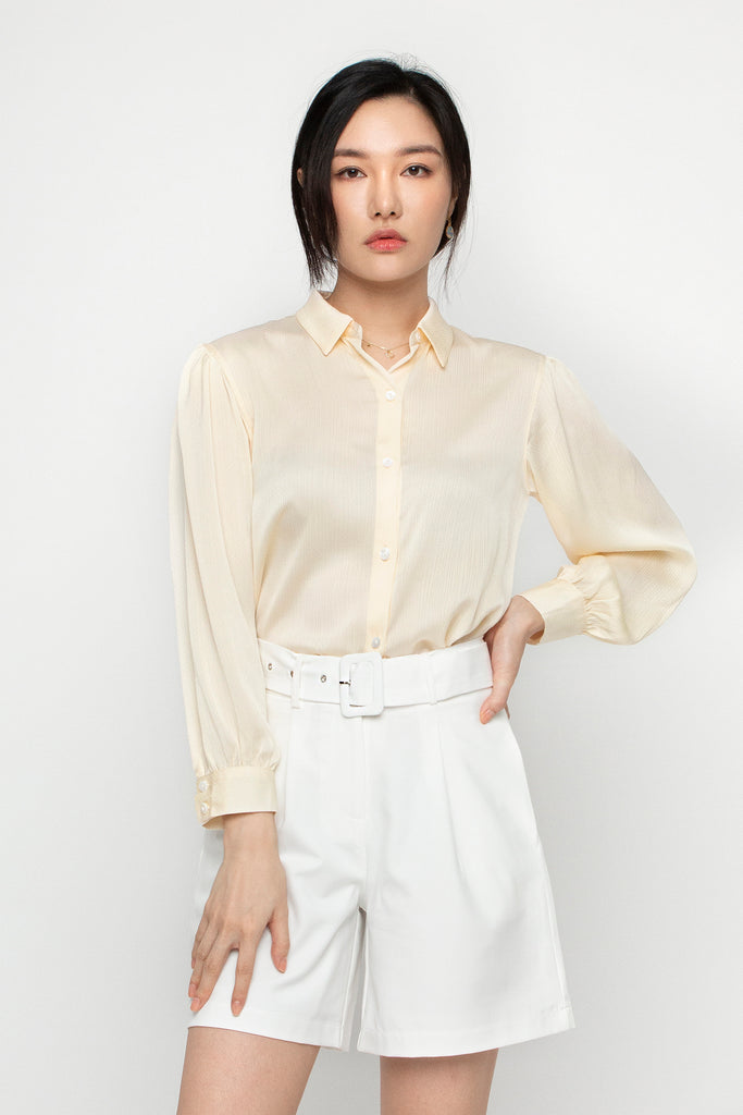 Buckle Belted Shorts