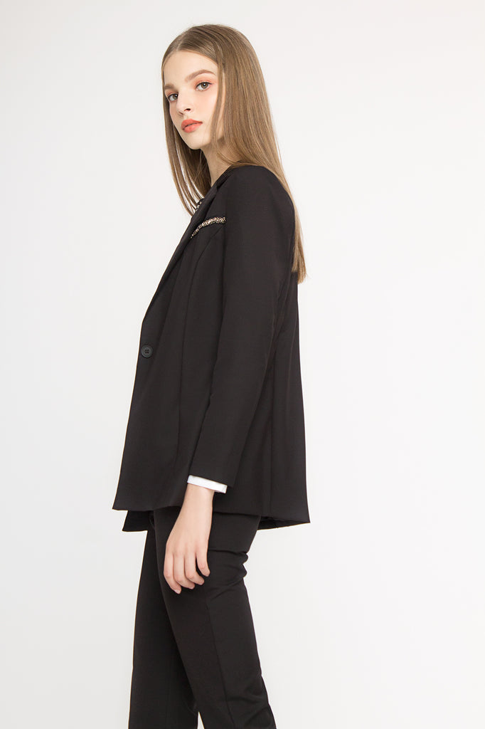 Embellished Structured Blazer