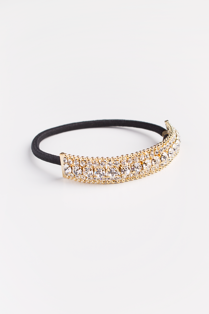 Rhinestone Panel Hairtie