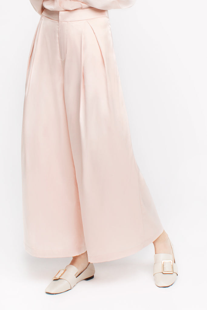 Satin Palazzo Pants