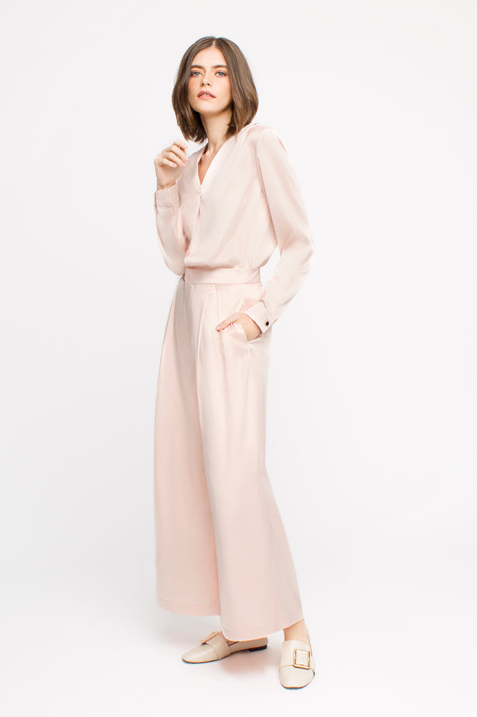 Satin Palazzo Pants