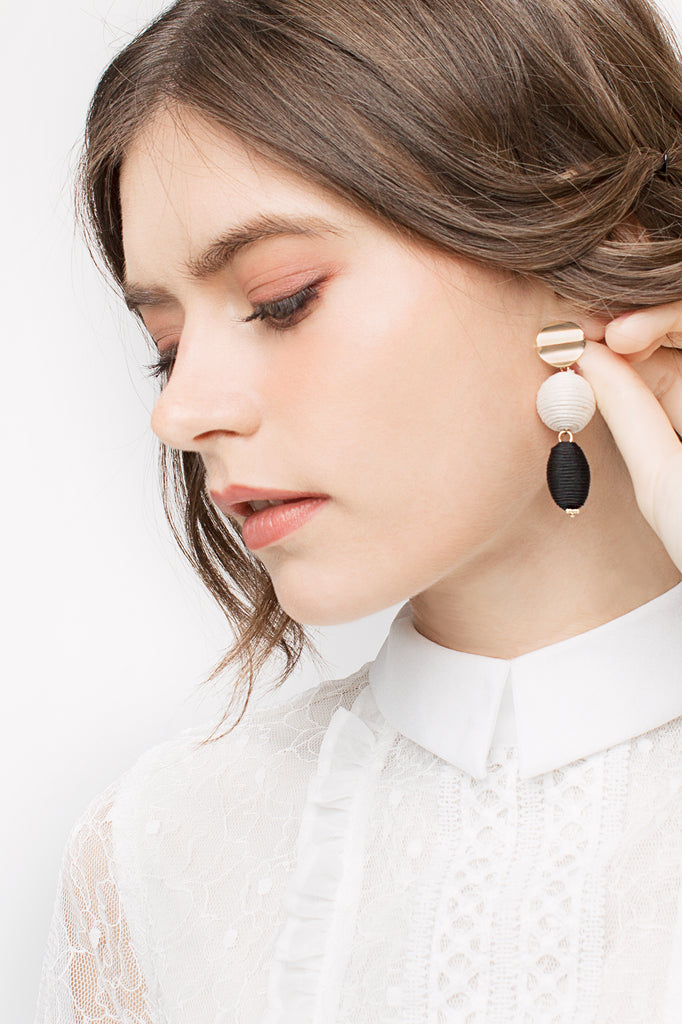 Woven Spherical Earrings