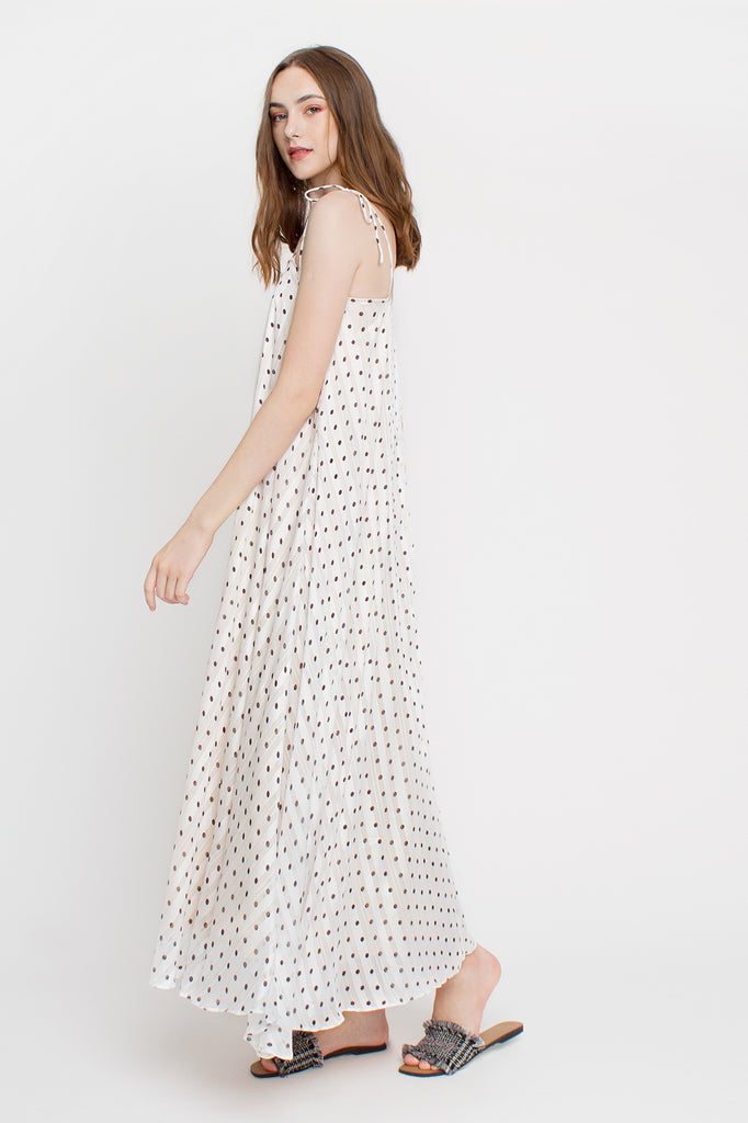 Polka Circle Maxi Dress