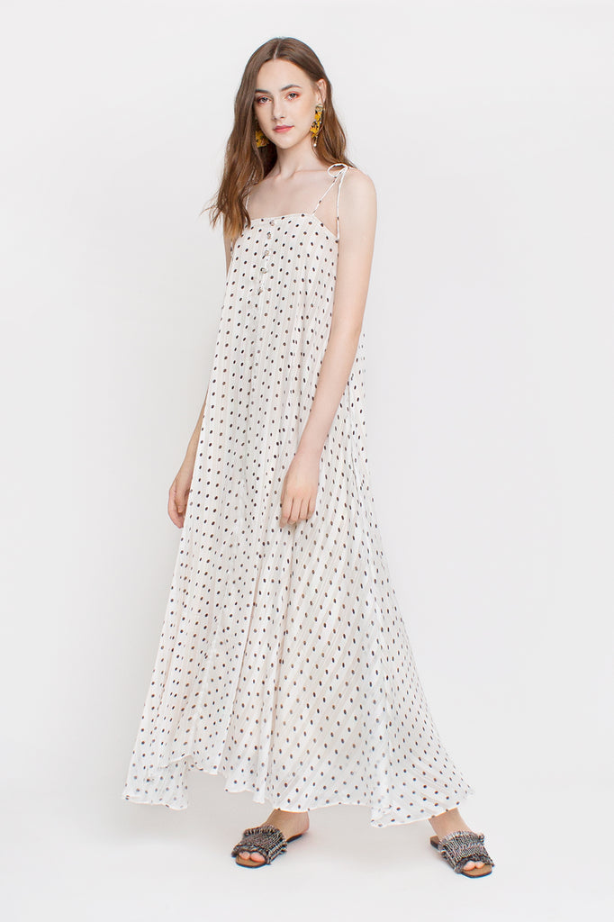 Polka Circle Maxi Dress