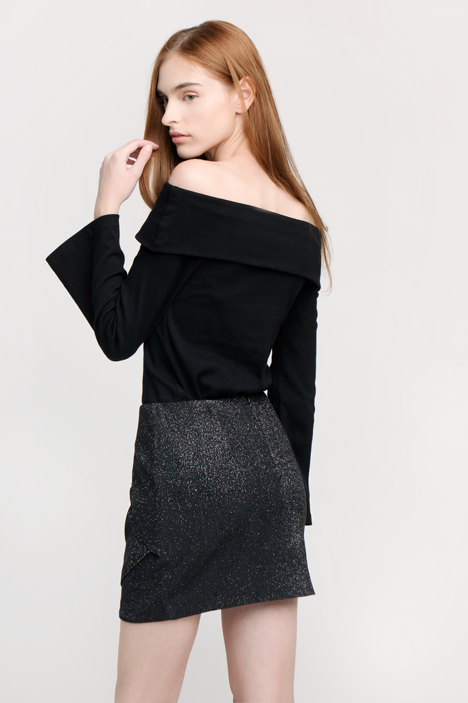 Knit Off-Shoulder Top