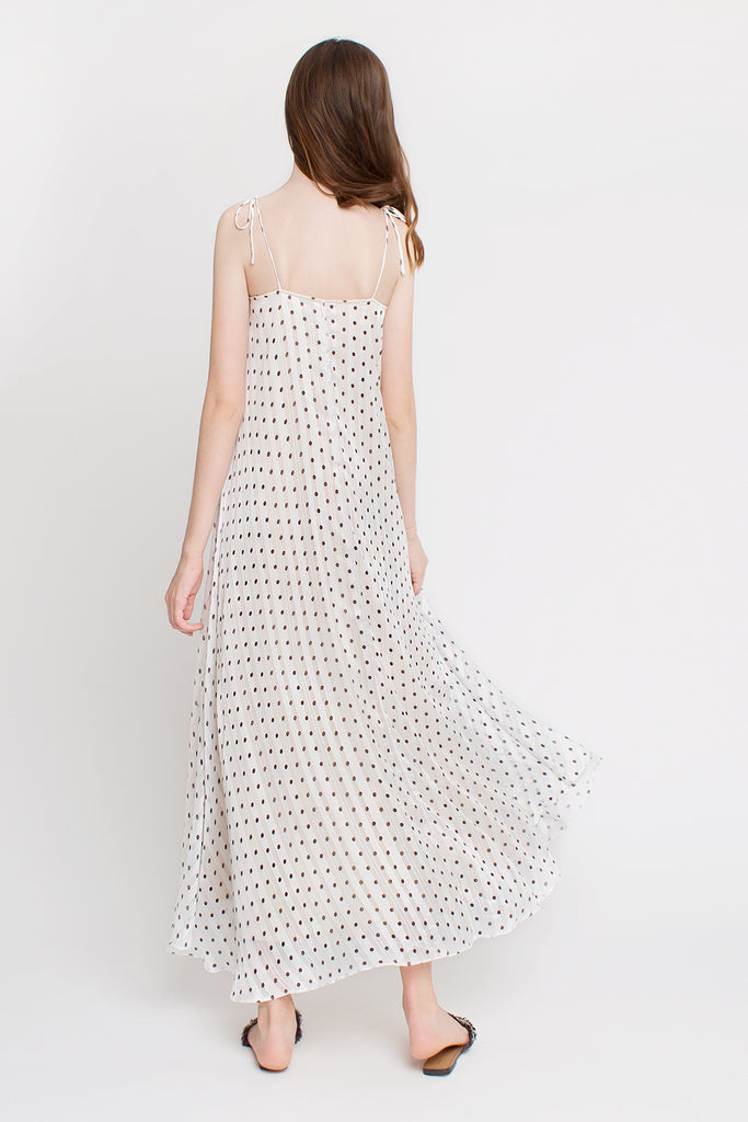 Polka Circle Maxi Dress