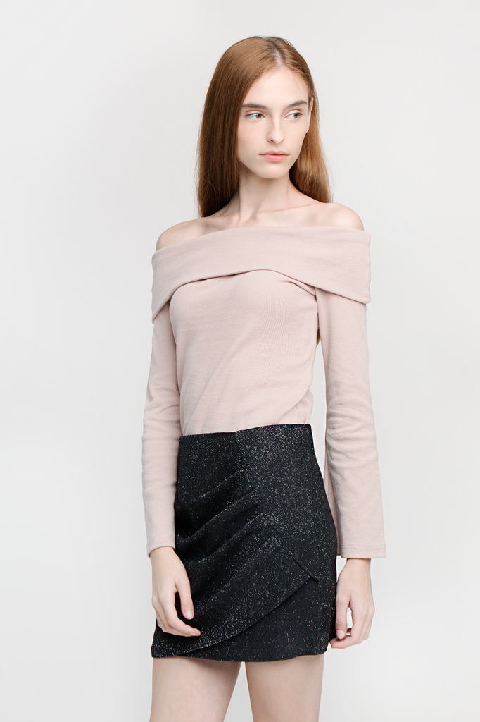 Knit Off-Shoulder Top