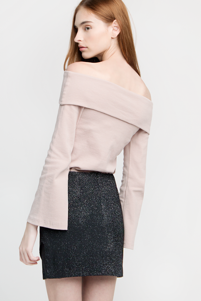 Knit Off-Shoulder Top
