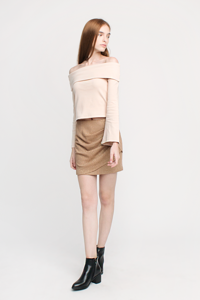 Knit Off-Shoulder Top