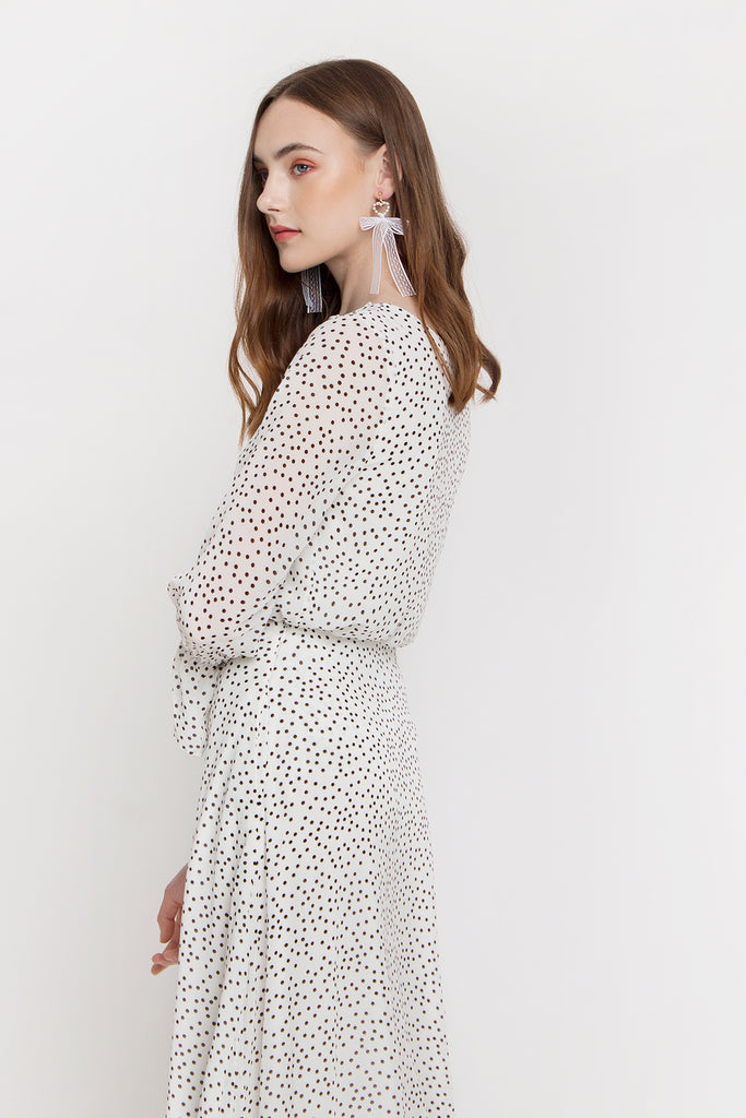 Polka Reversible Bell Blouse