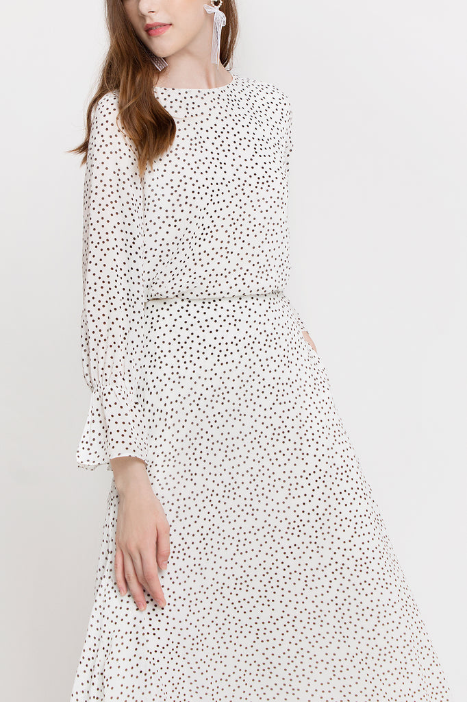 Polka Reversible Bell Blouse