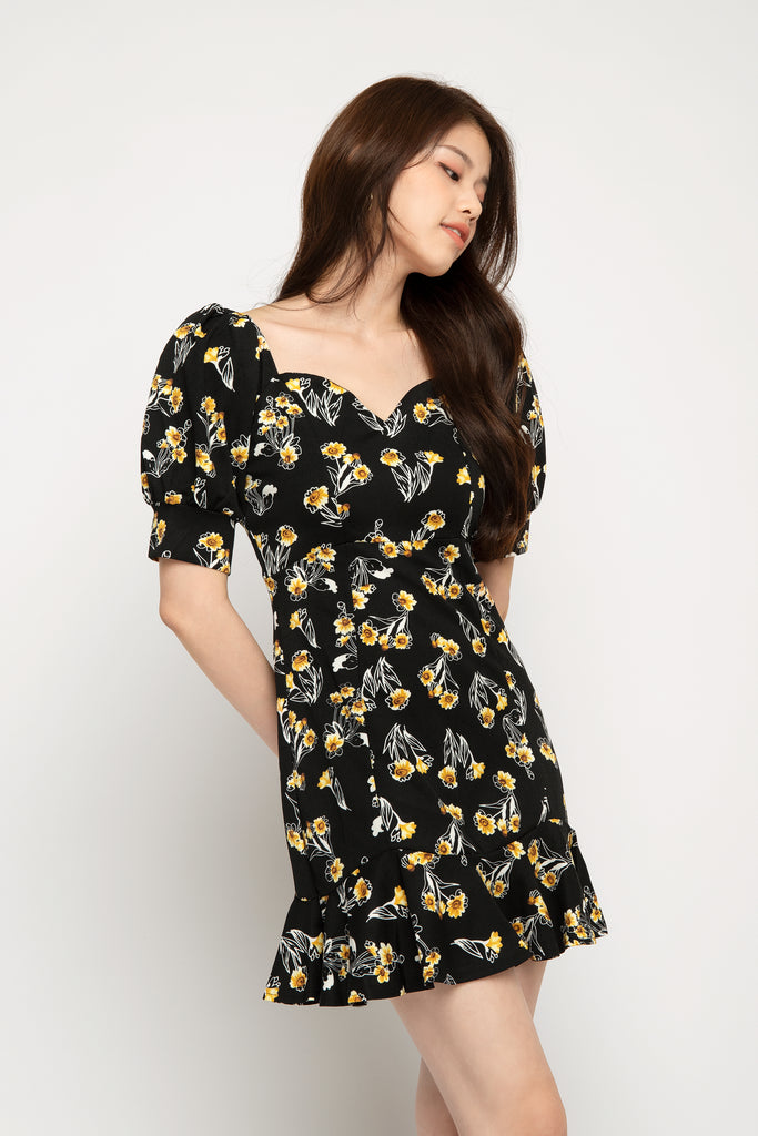 Floral Sweetheart Dress