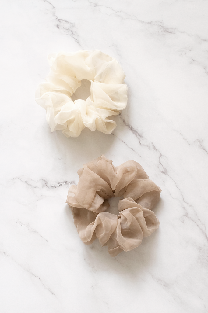 Tulle Scrunchie Set