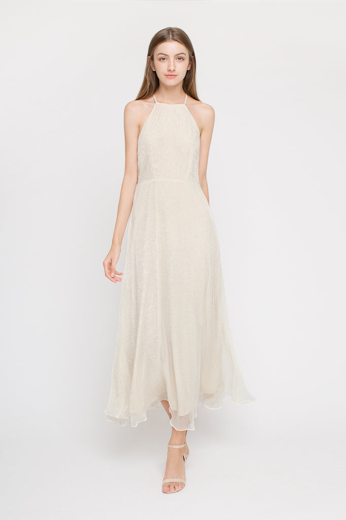 Sparkle Open-back Maxi