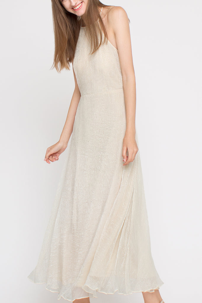 Sparkle Open-back Maxi