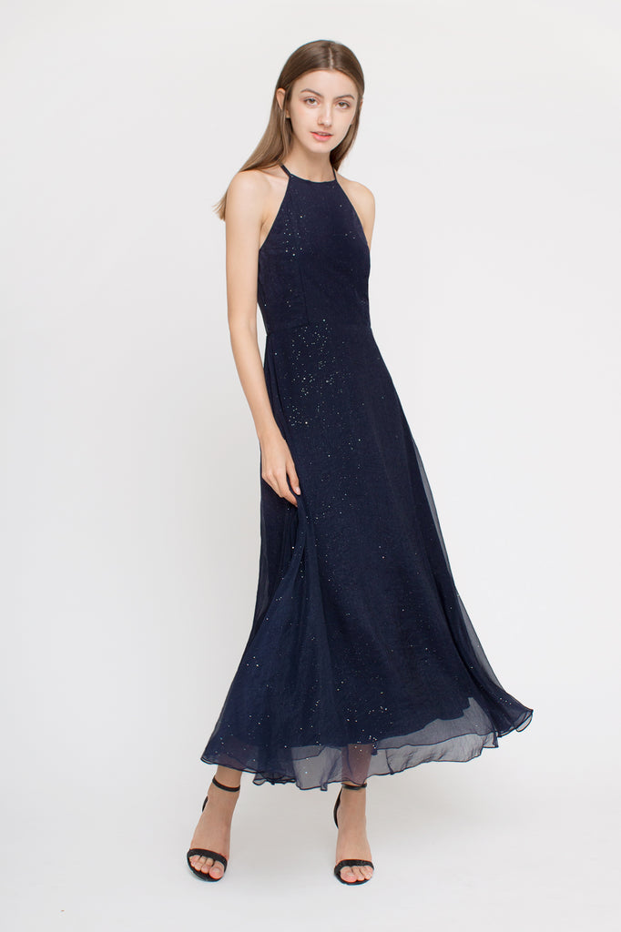 Sparkle Open-back Maxi