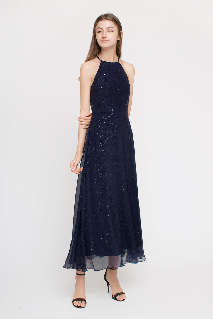 Sparkle Open-back Maxi