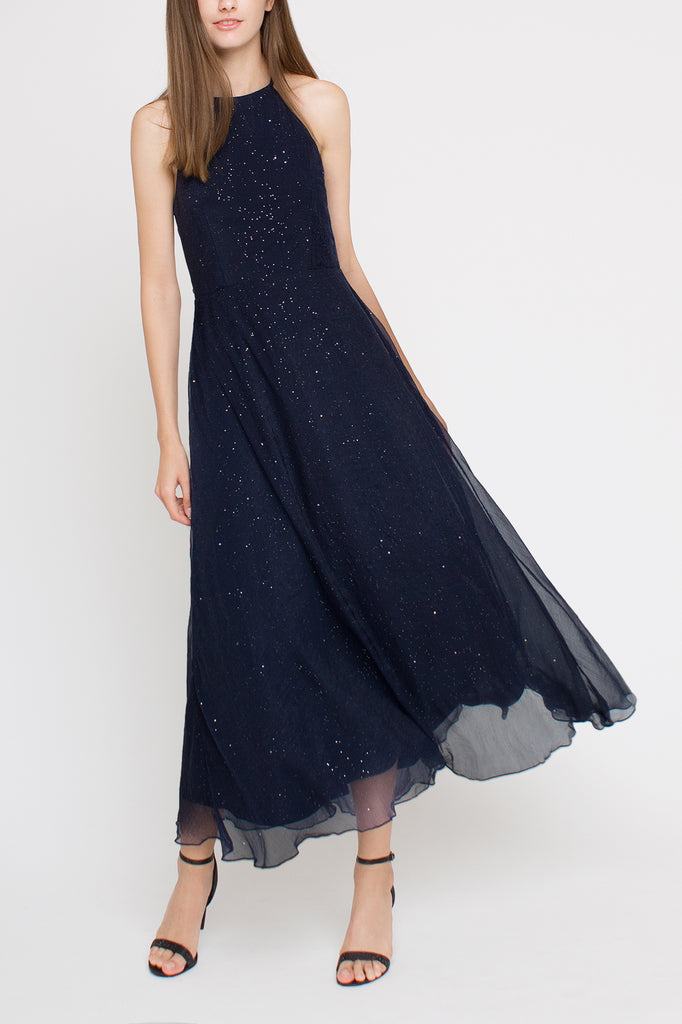 Sparkle Open-back Maxi