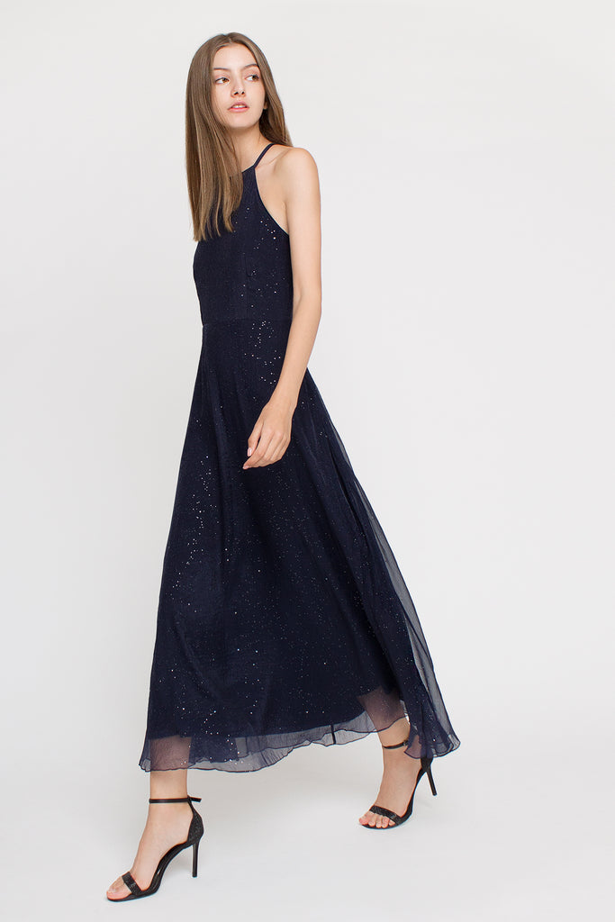Sparkle Open-back Maxi
