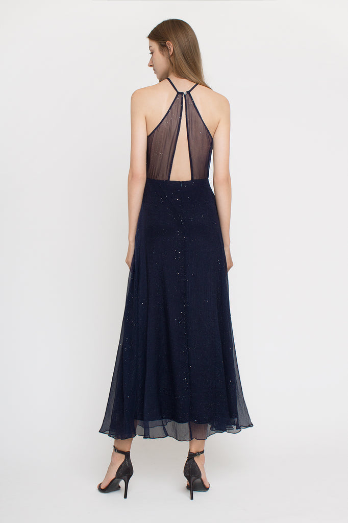 Sparkle Open-back Maxi