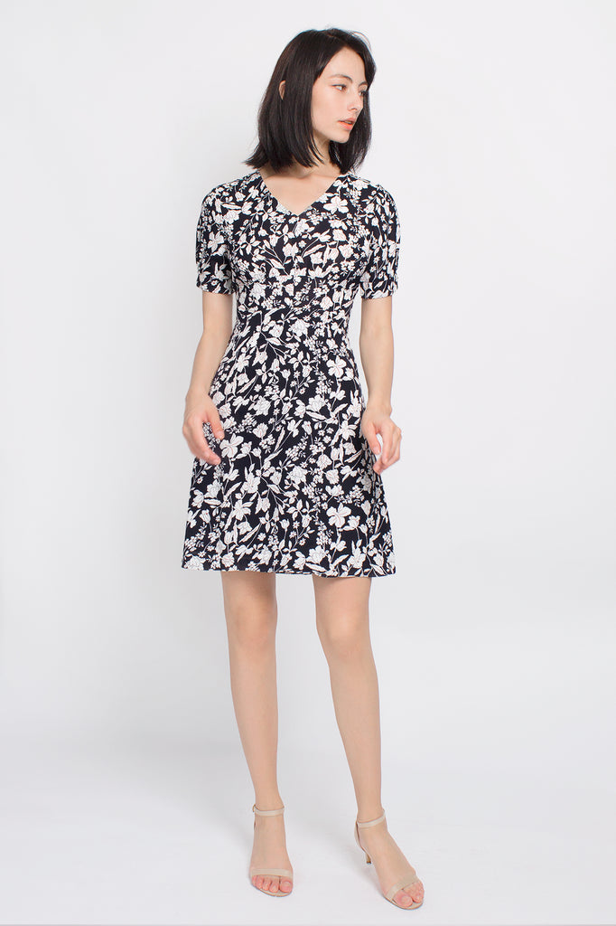 Floral Button-down Dress