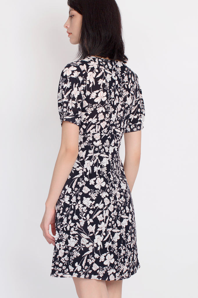 Floral Button-down Dress