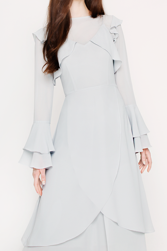 Ruffled Sleeves Blouse