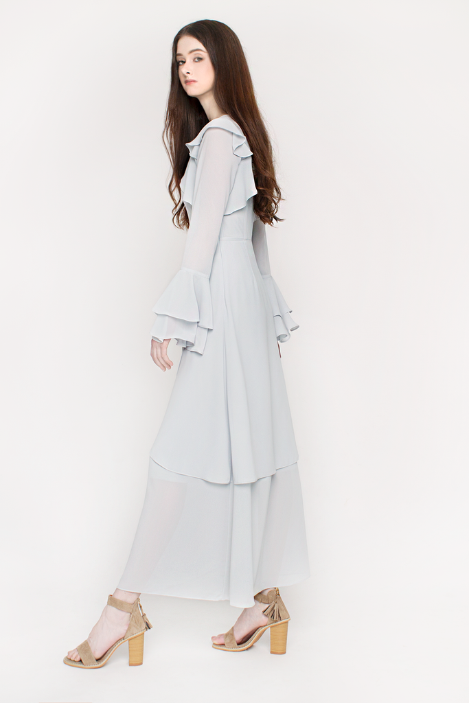 Ruffled Sleeves Blouse