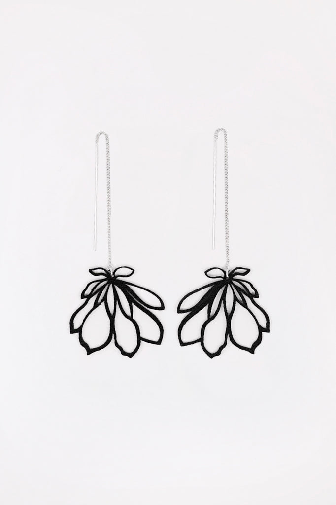 Linear Floral Earrings