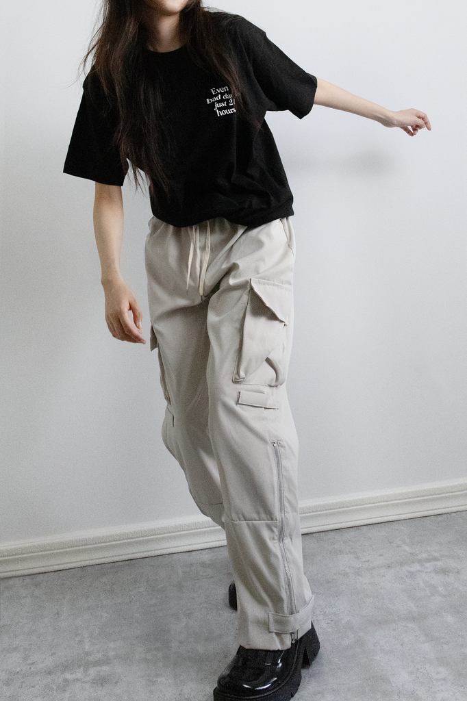 Cargo Drawstring Pants