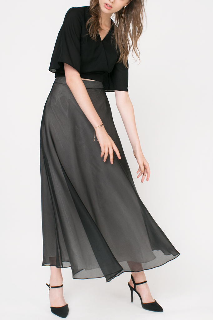 Organza Maxi Skirt